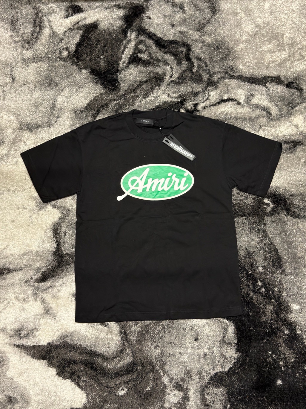 Amiri Oval Black Tee Mens Size Large